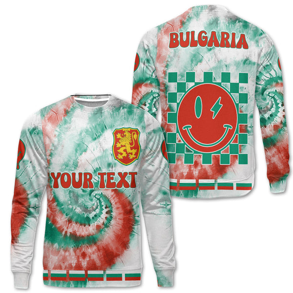 Bulgaria Sweatshirt Custom Tie Dye Style 1