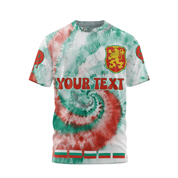 Bulgaria T Shirt Custom Tie Dye Style 1