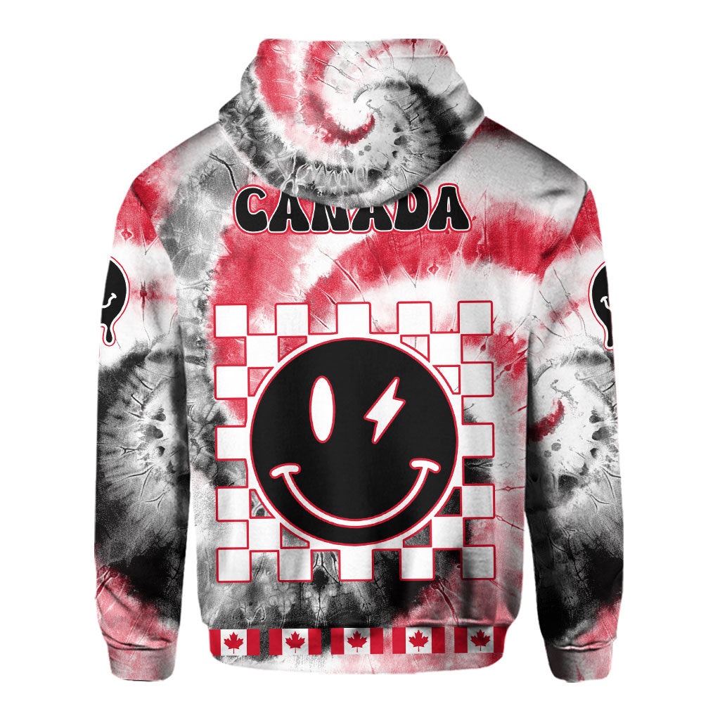 Canada Hoodie Custom Tie Dye Style 3