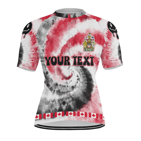 Canada Men Cycling Jersey Custom Tie Dye Style 1