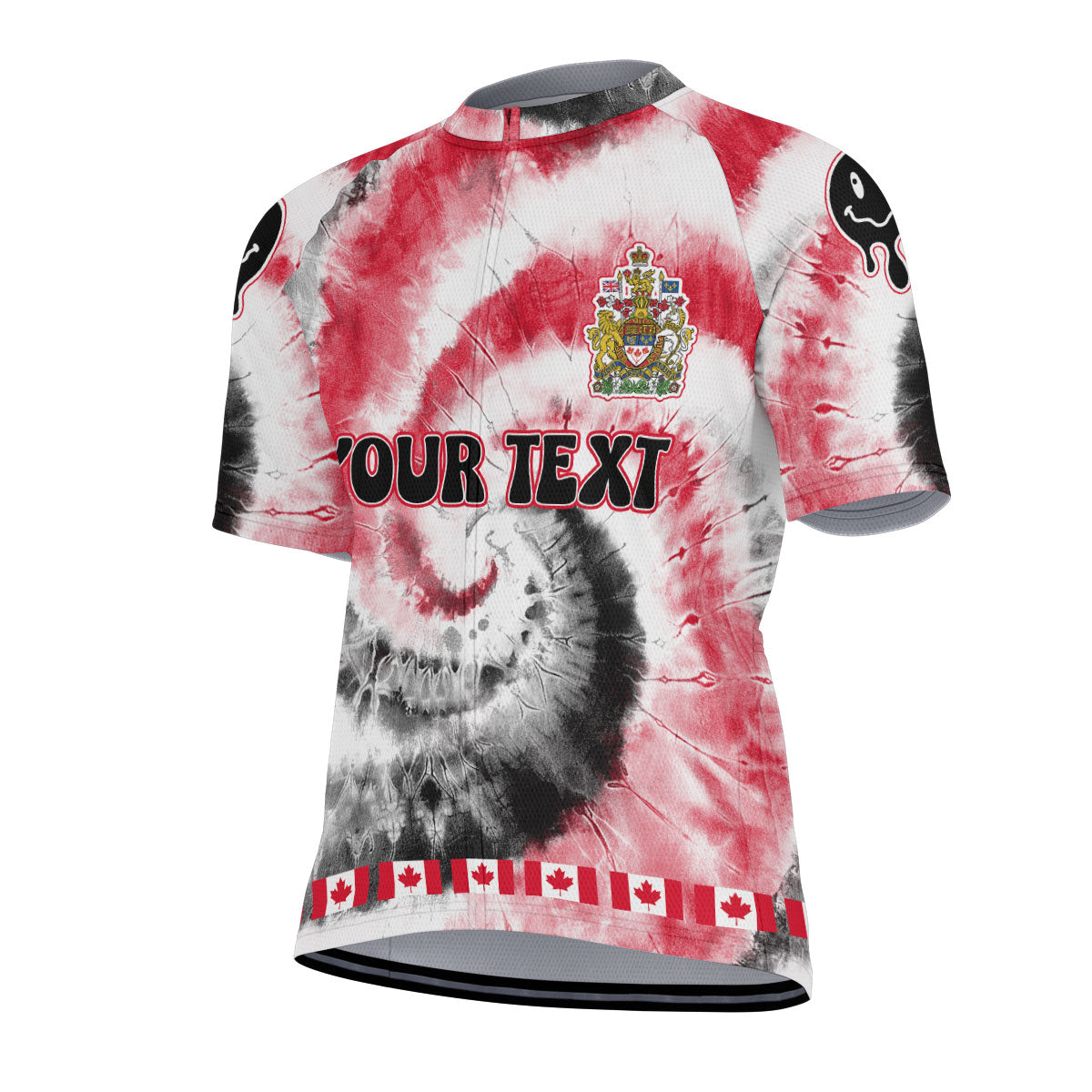 Canada Men Cycling Jersey Custom Tie Dye Style 2