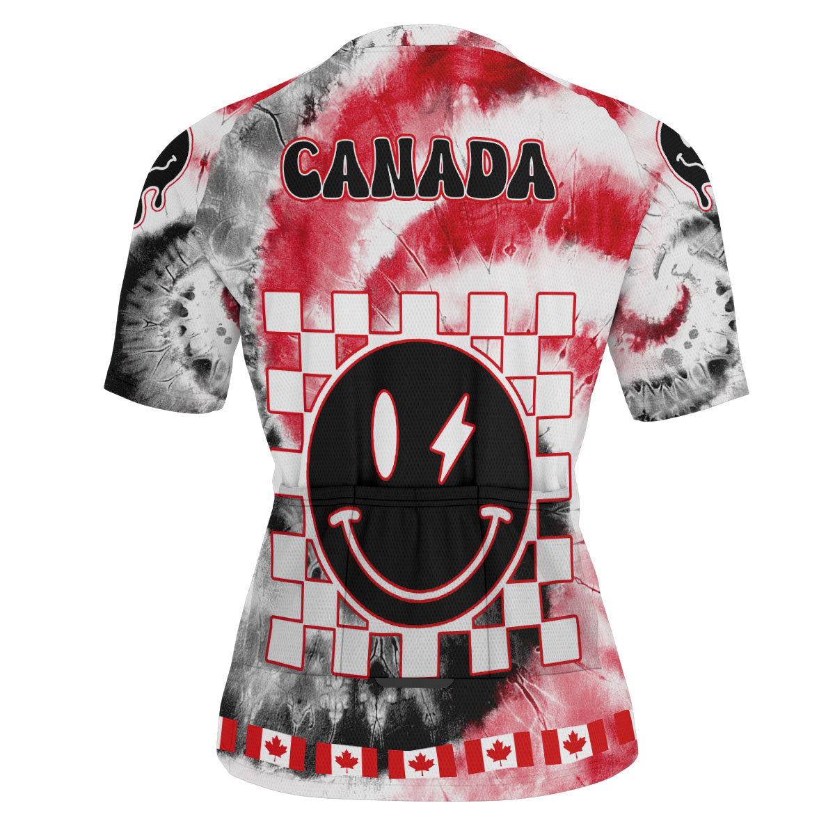 Canada Men Cycling Jersey Custom Tie Dye Style 3