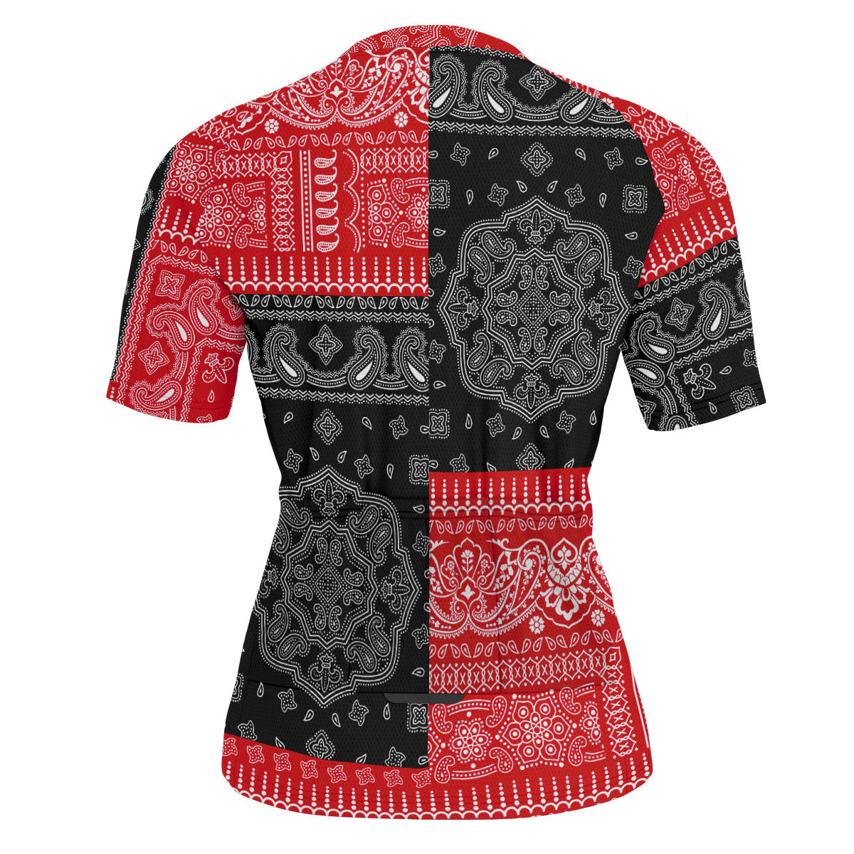 Canada Men Cycling Jersey Flag And Paisley Basic Style 3