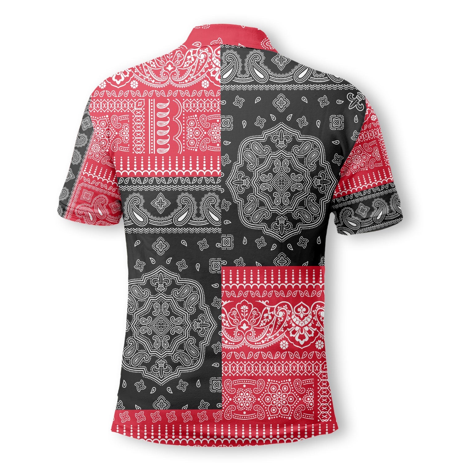 Canada Polo Shirt Flag And Paisley Basic Style 3