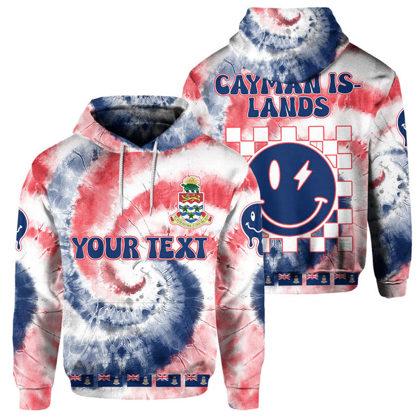 Cayman Islands Hoodie Custom Tie Dye Style 1