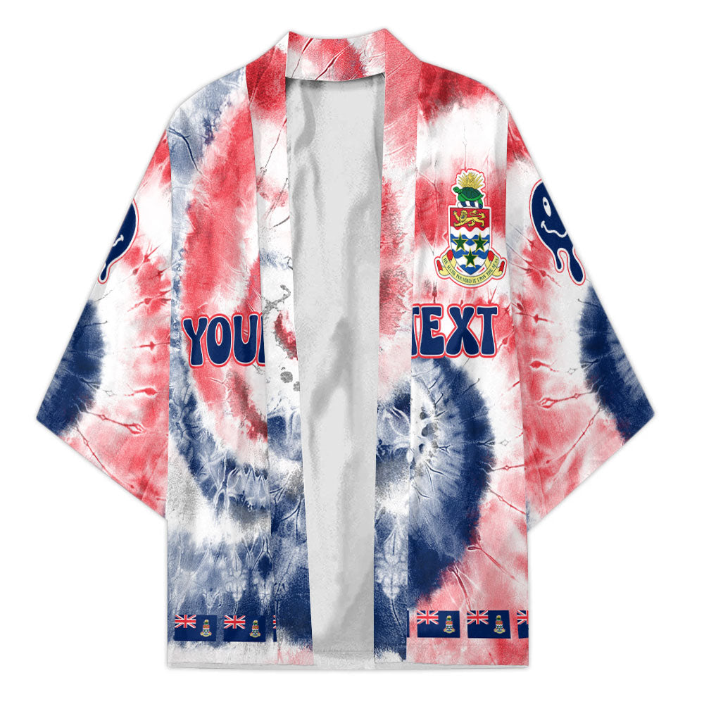 Cayman Islands Kimono Custom Tie Dye Style 1