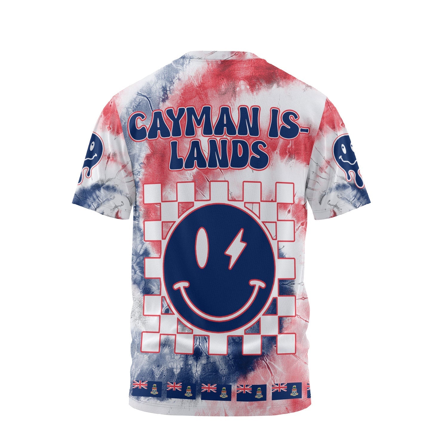 Cayman Islands T Shirt Custom Tie Dye Style 2