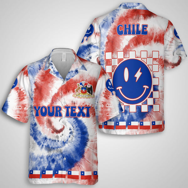 Chile Hawaiian Shirt Custom Tie Dye Style 1