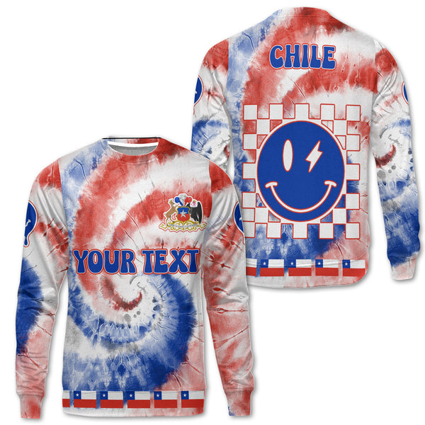 Chile Sweatshirt Custom Tie Dye Style 1