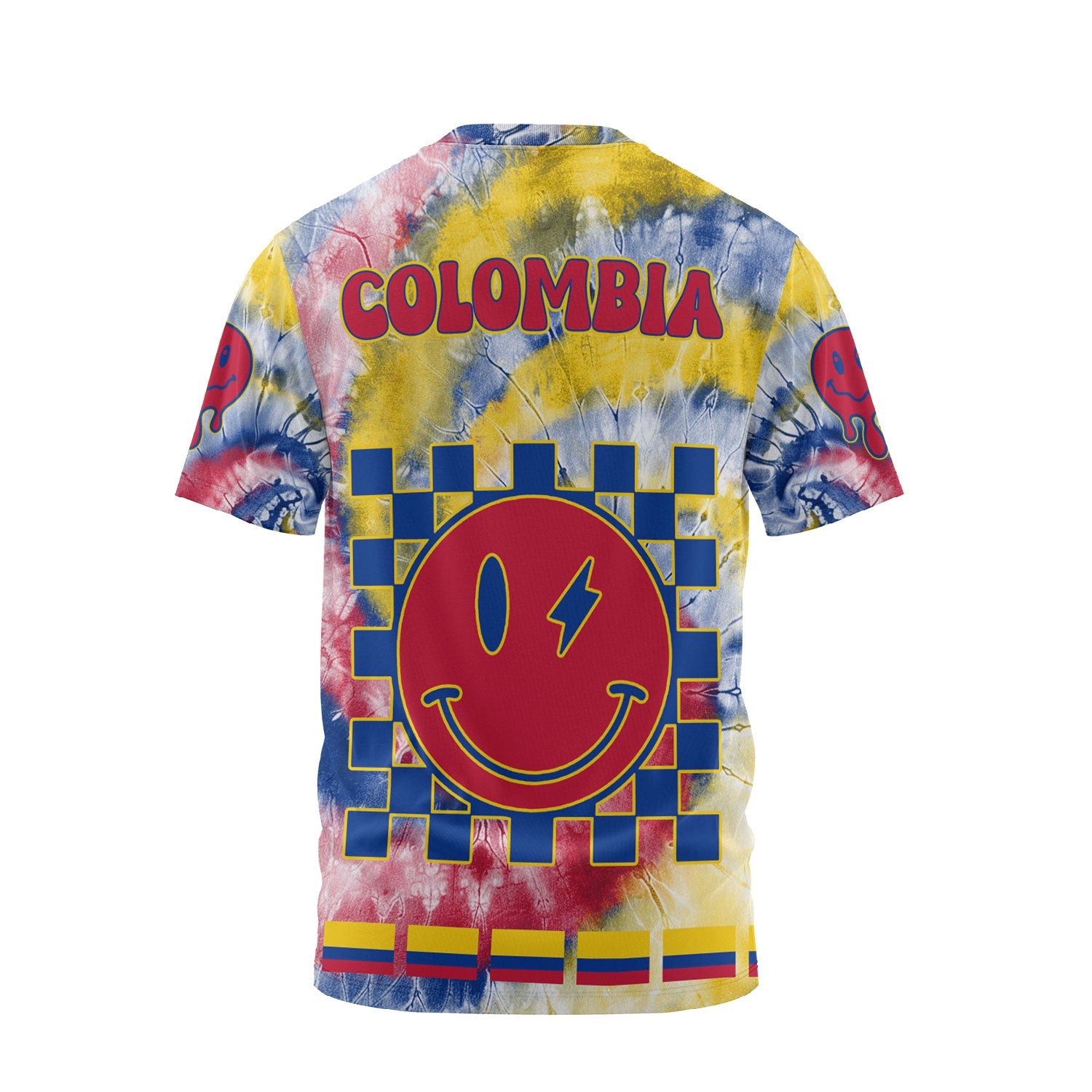 Colombia T Shirt Custom Tie Dye Style 2