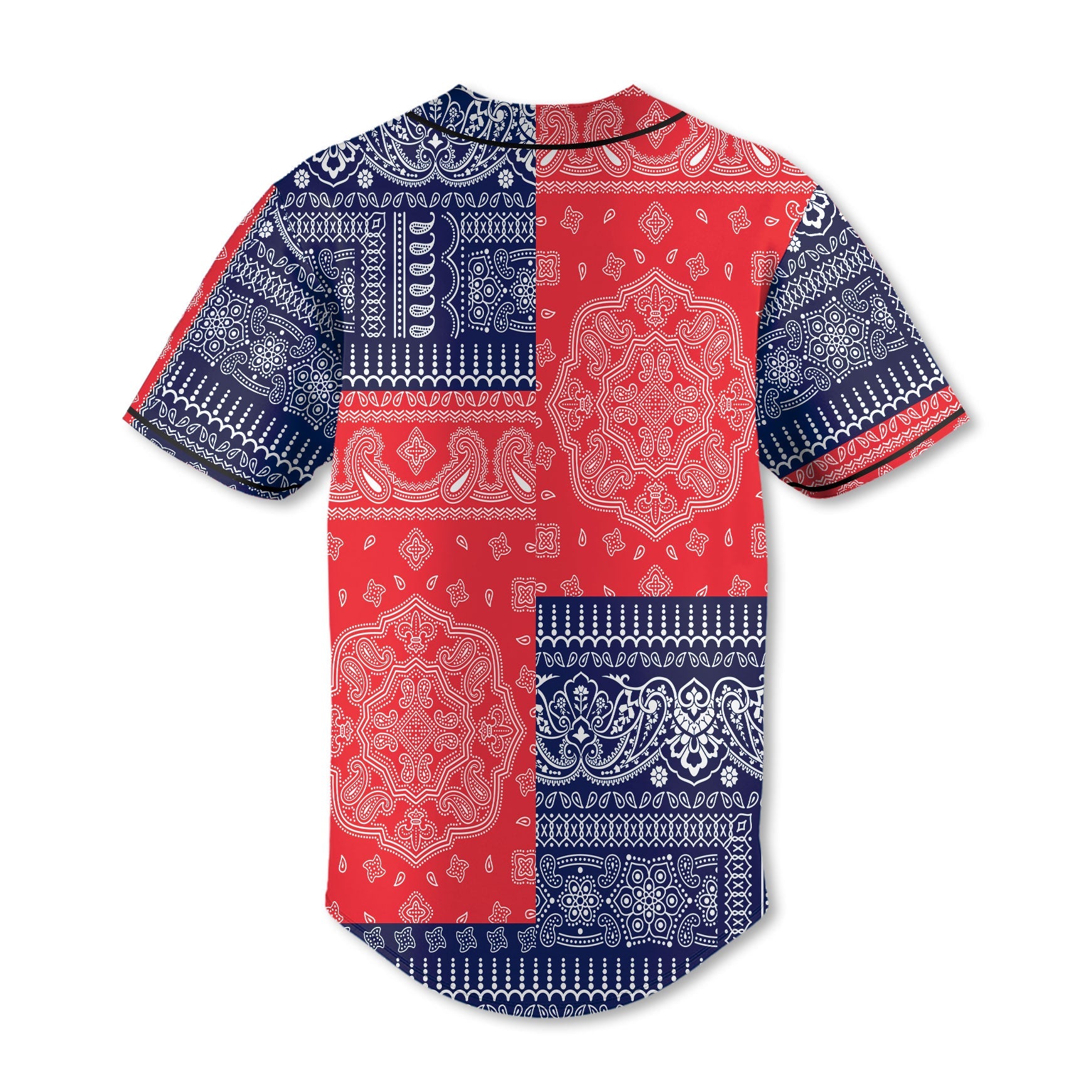 Cook Islands Baseball Jersey Flag And Paisley Basic Style 3