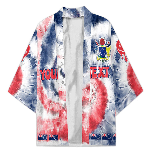 Cook Islands Kimono Custom Tie Dye Style 1