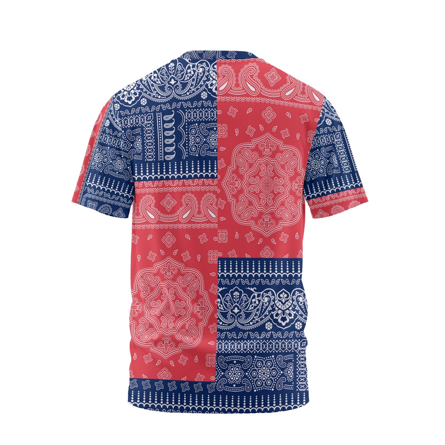 Cook Islands T Shirt Flag And Paisley Basic Style 5