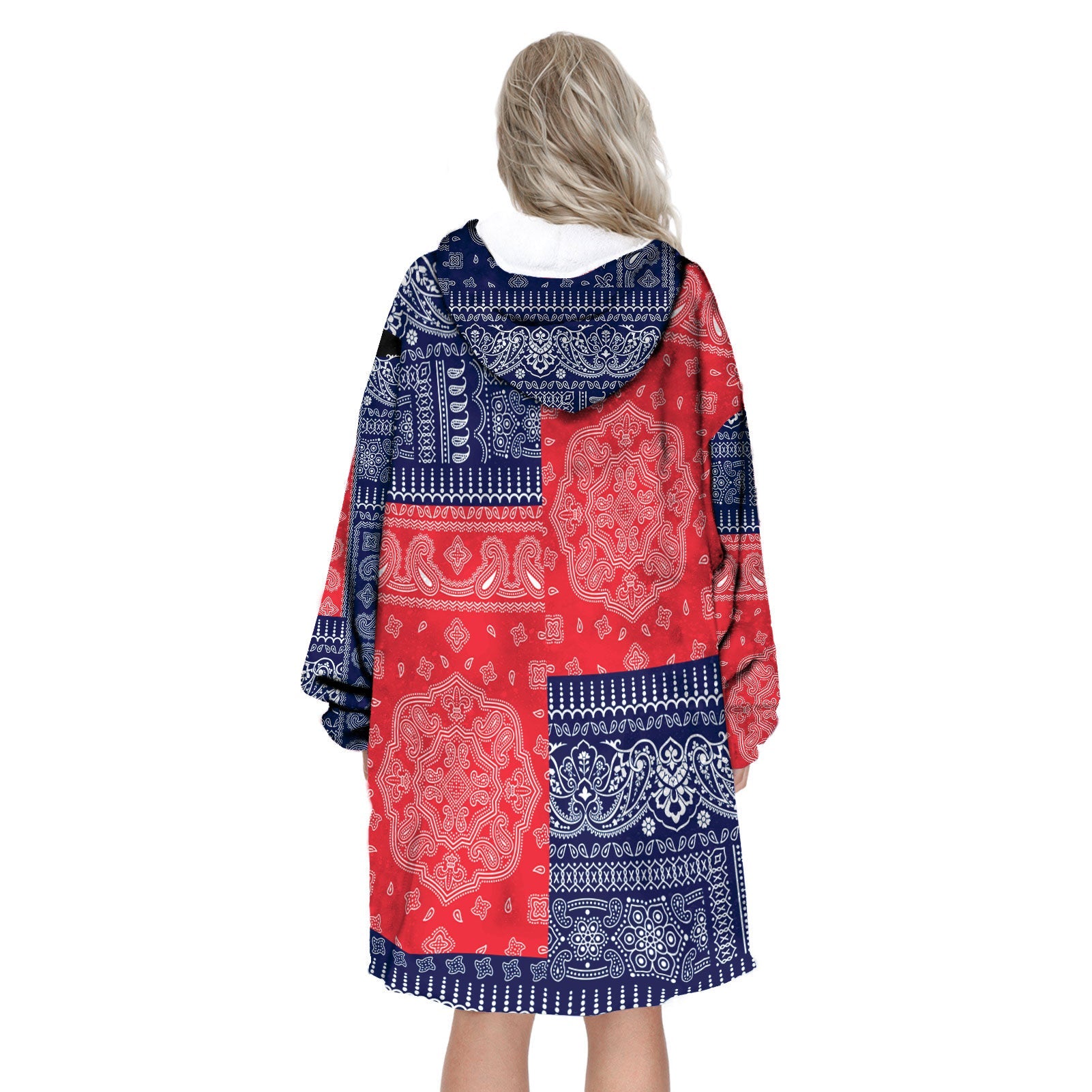 Costa Rica Hoodie Blanket Flag And Paisley Basic Style 3