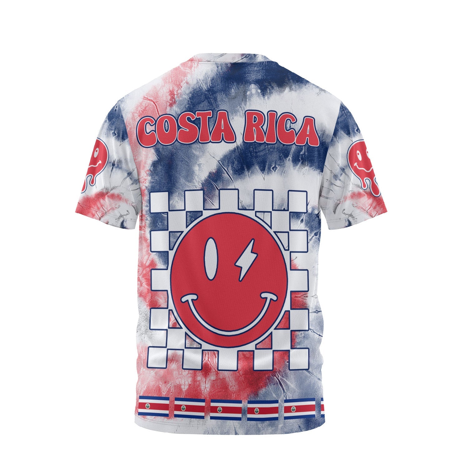 Costa Rica T Shirt Custom Tie Dye Style 2