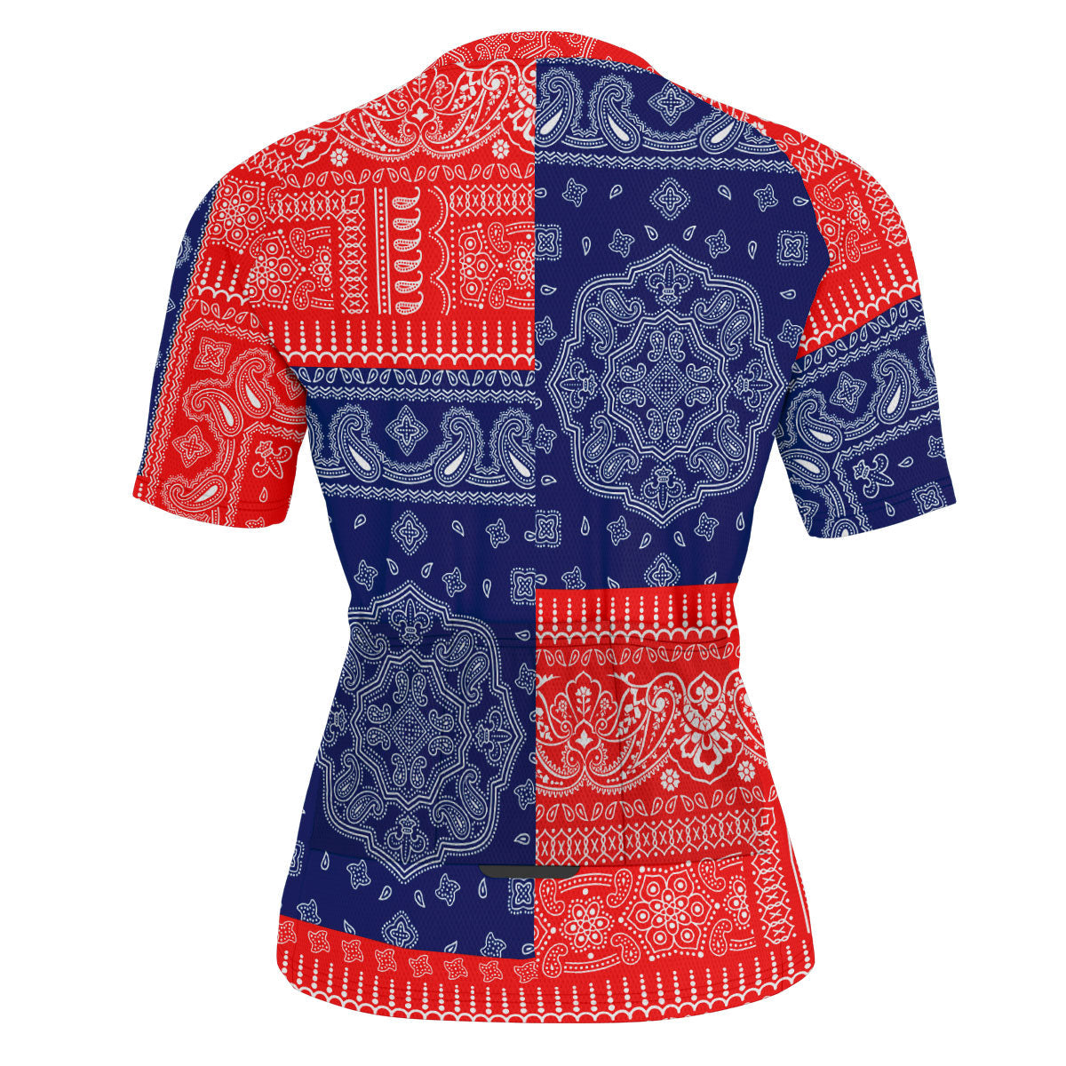 Croatia Men Cycling Jersey Flag And Paisley Basic Style 3