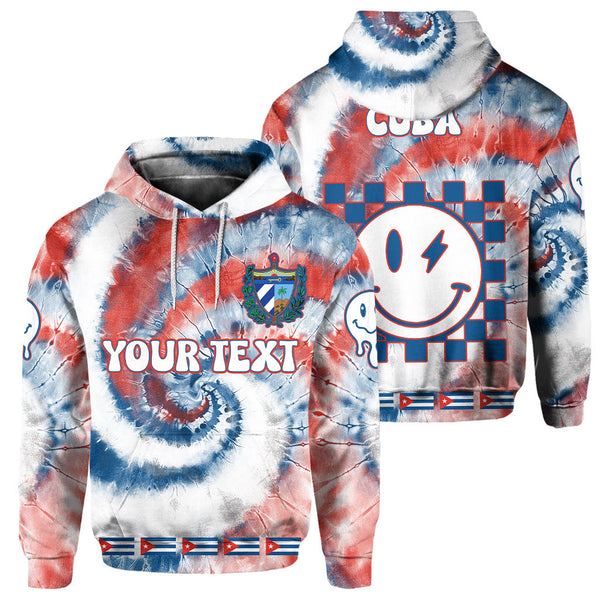 Cuba Hoodie Custom Tie Dye Style 1