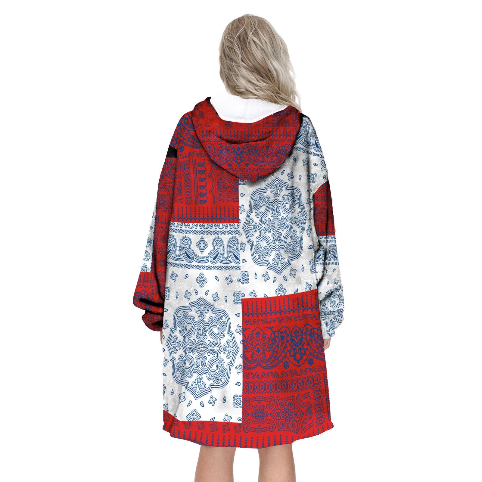 Cuba Hoodie Blanket Flag And Paisley Basic Style 3