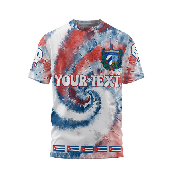 Cuba T Shirt Custom Tie Dye Style 1