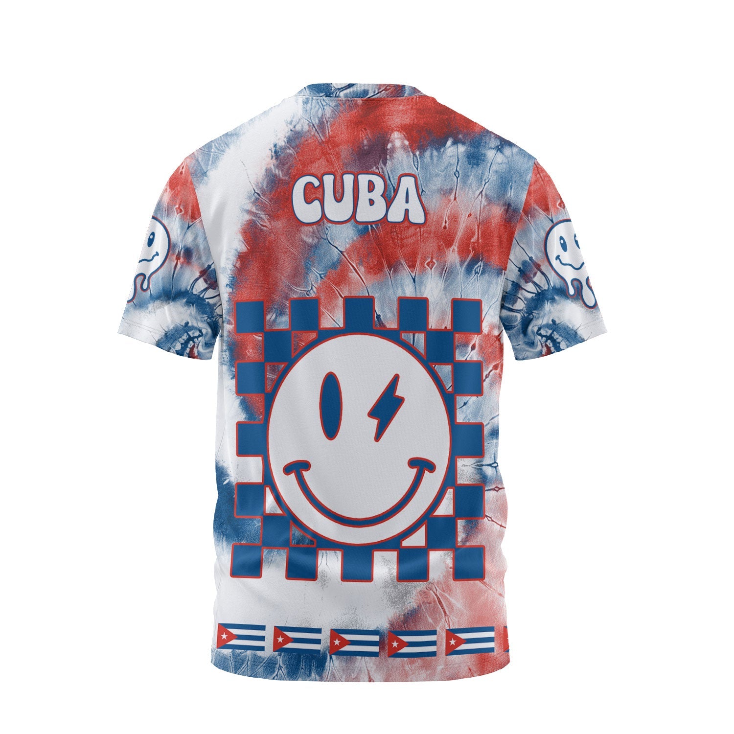 Cuba T Shirt Custom Tie Dye Style 2