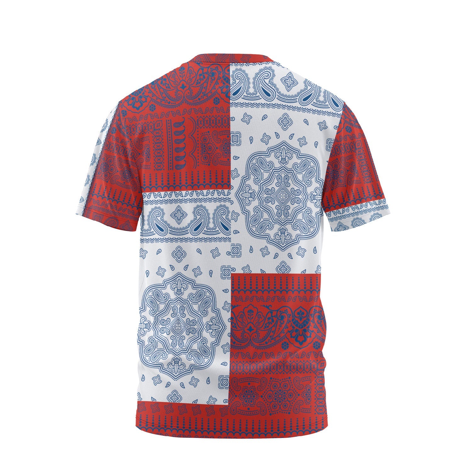 Cuba T Shirt Flag And Paisley Basic Style 3