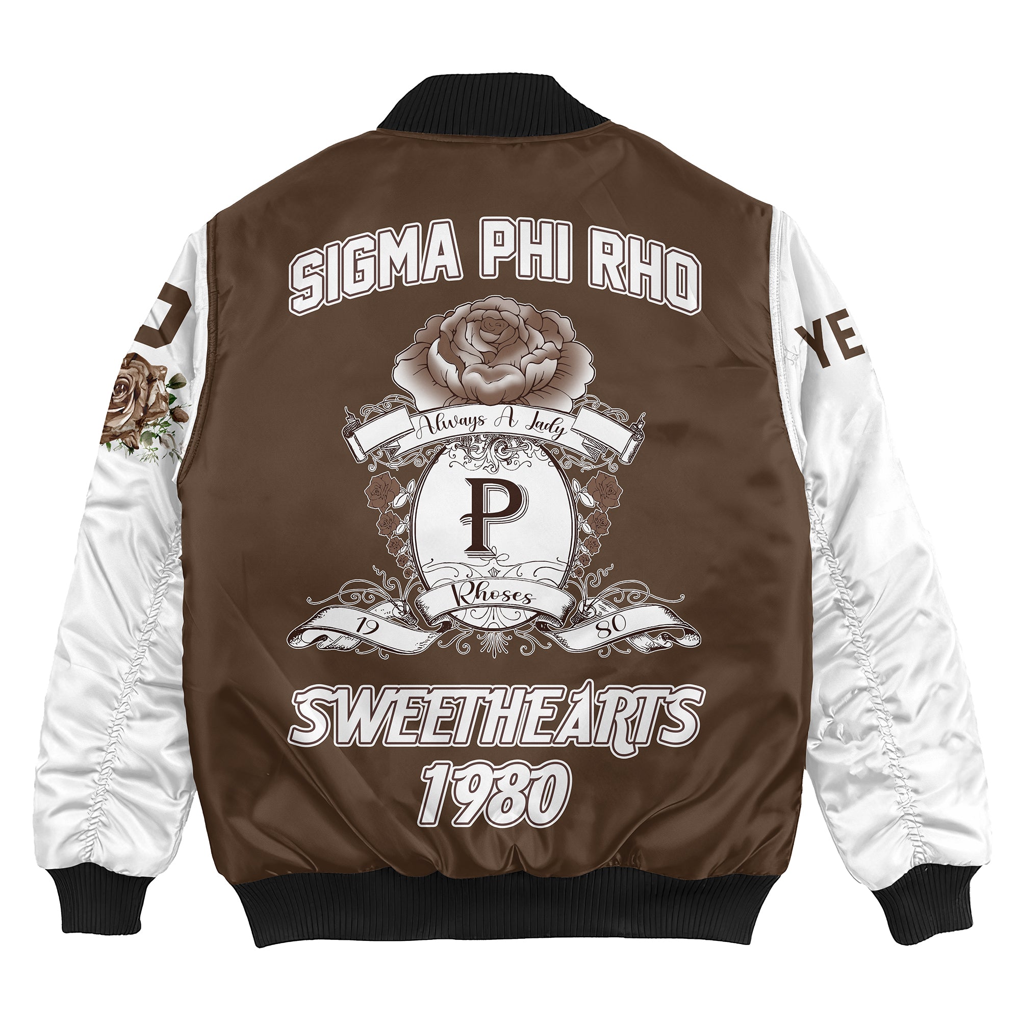 Custom Sigma Phi Rho Rhoses Bomber Jacket