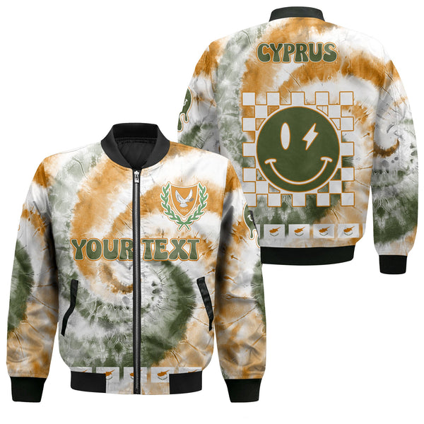 Cyprus Bomber Jacket Custom Tie Dye Style 1