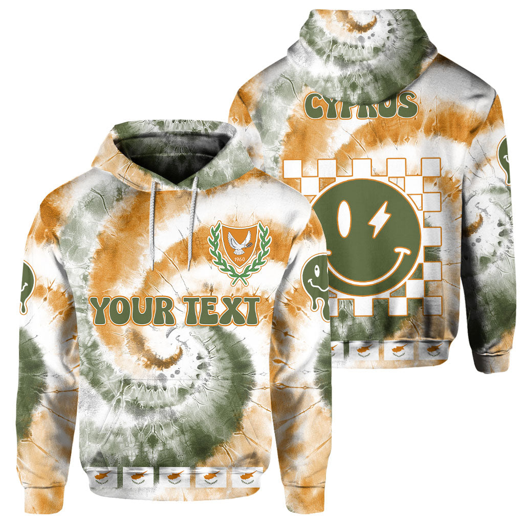 Cyprus Hoodie Custom Tie Dye Style 1