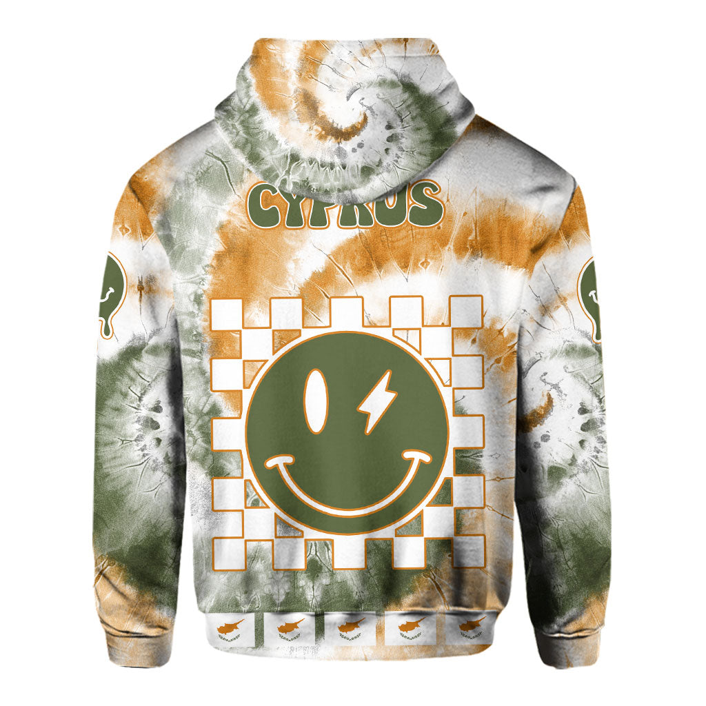 Cyprus Hoodie Custom Tie Dye Style 3