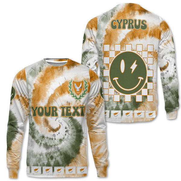 Cyprus Sweatshirt Custom Tie Dye Style 1