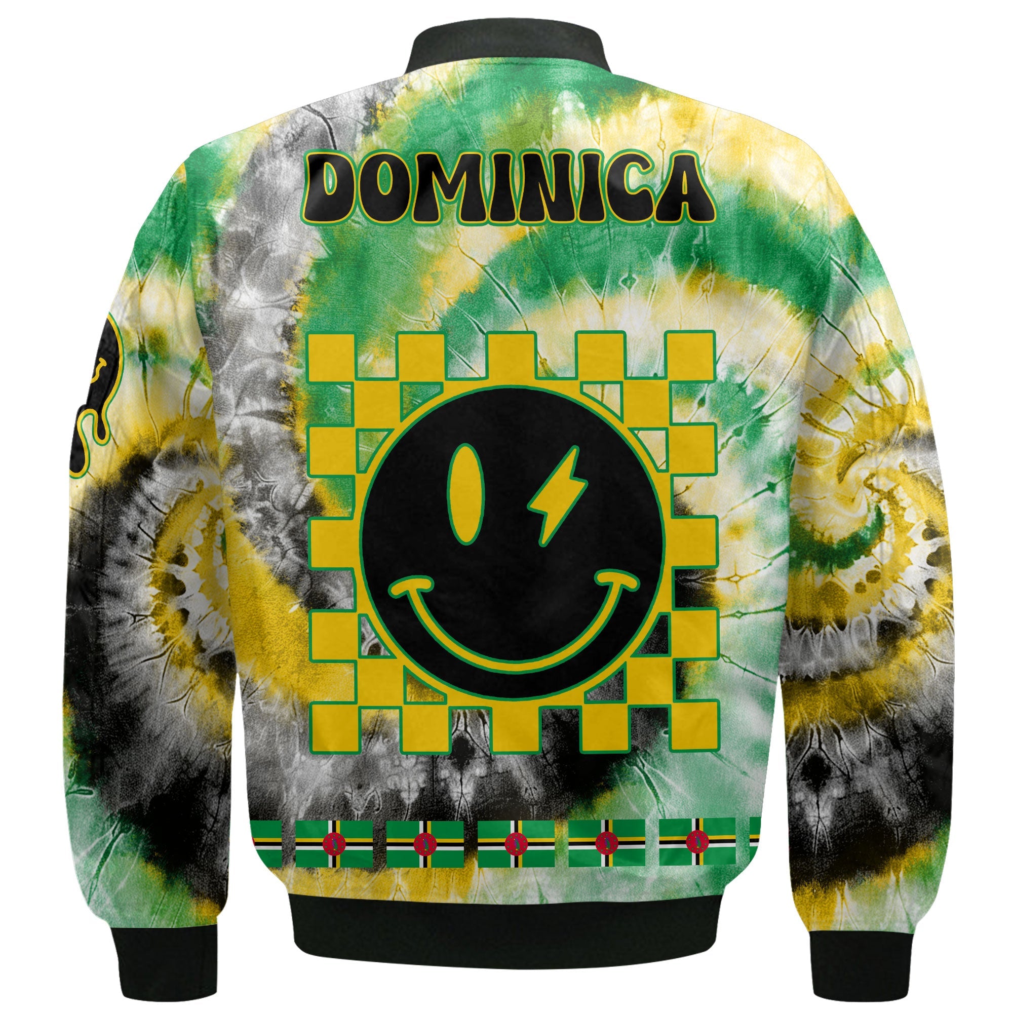 Dominica Bomber Jacket Custom Tie Dye Style 3