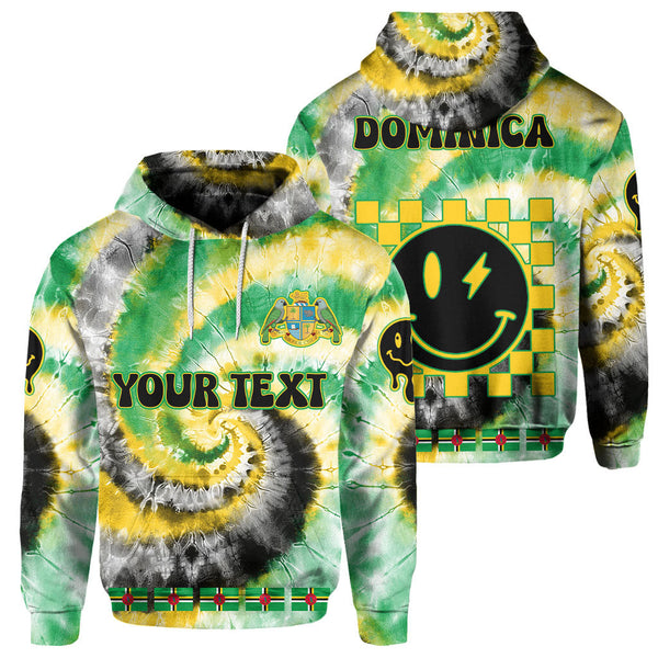 Dominica Hoodie Custom Tie Dye Style 1