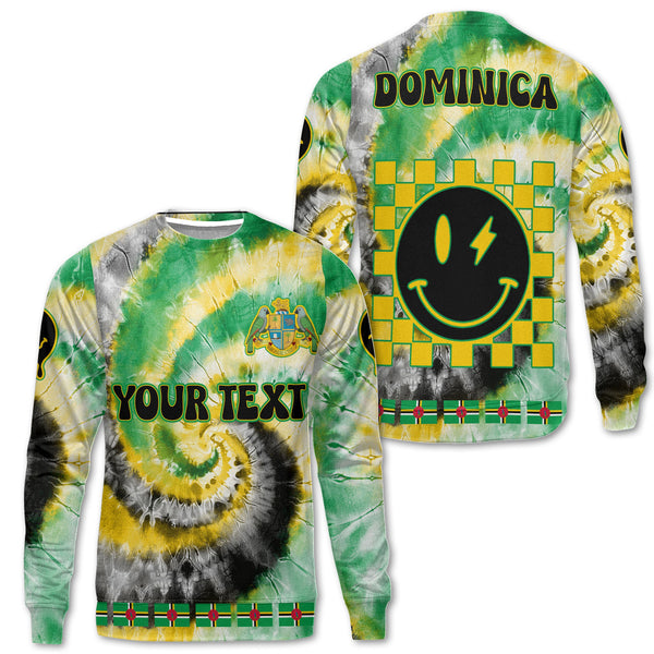 Dominica Sweatshirt Custom Tie Dye Style 1