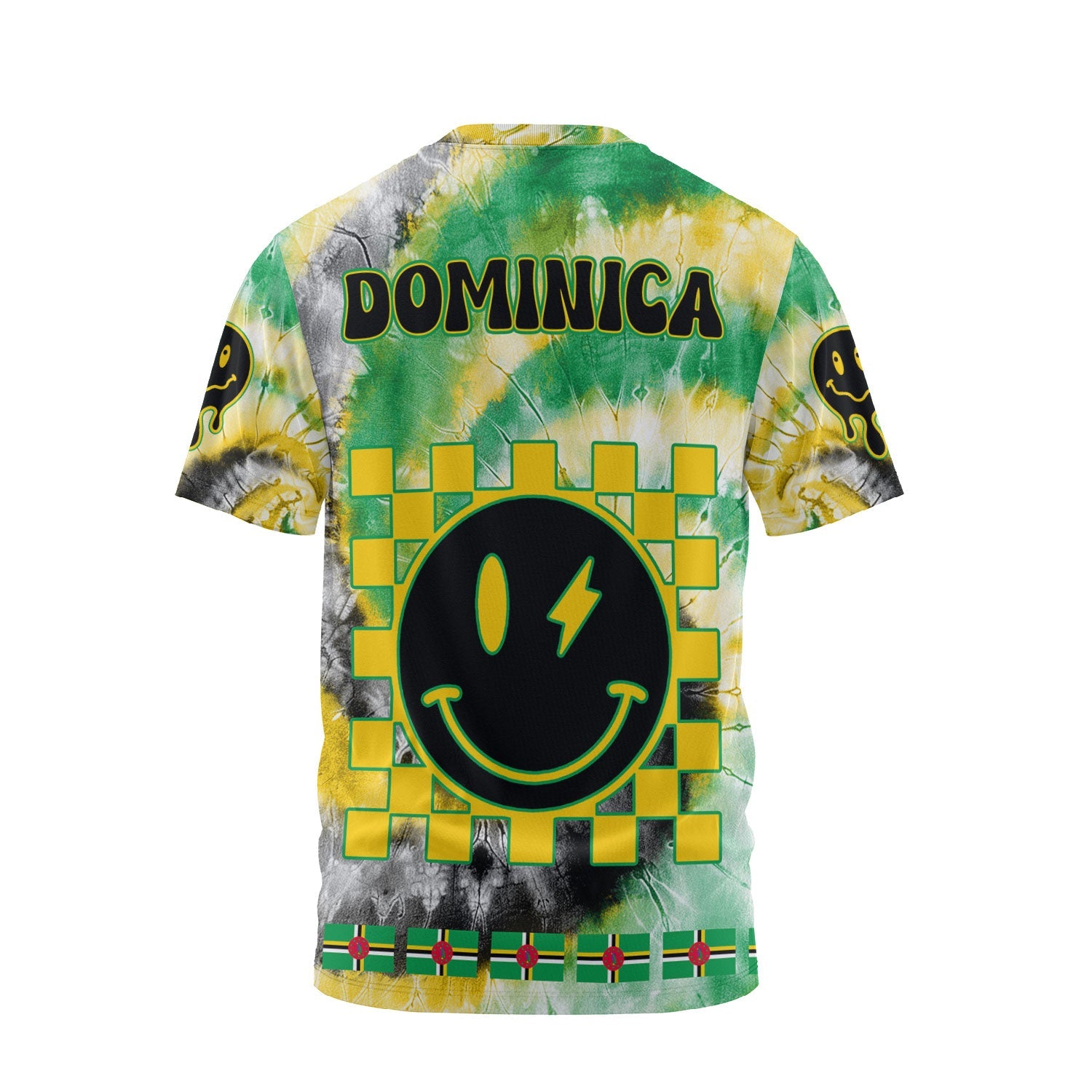 Dominica T Shirt Custom Tie Dye Style 2