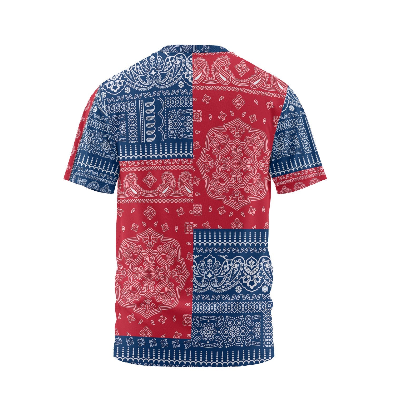 Dominican Republic T Shirt Flag And Paisley Basic Style 3