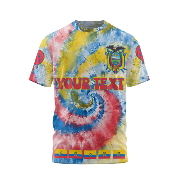 Ecuador T Shirt Custom Tie Dye Style 1