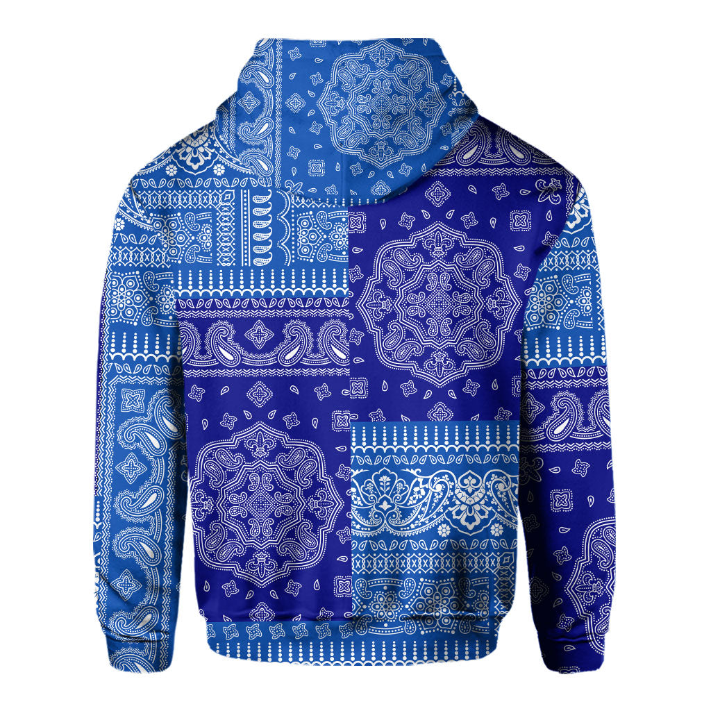 El Salvador Hoodie Flag And Paisley Basic Style 3