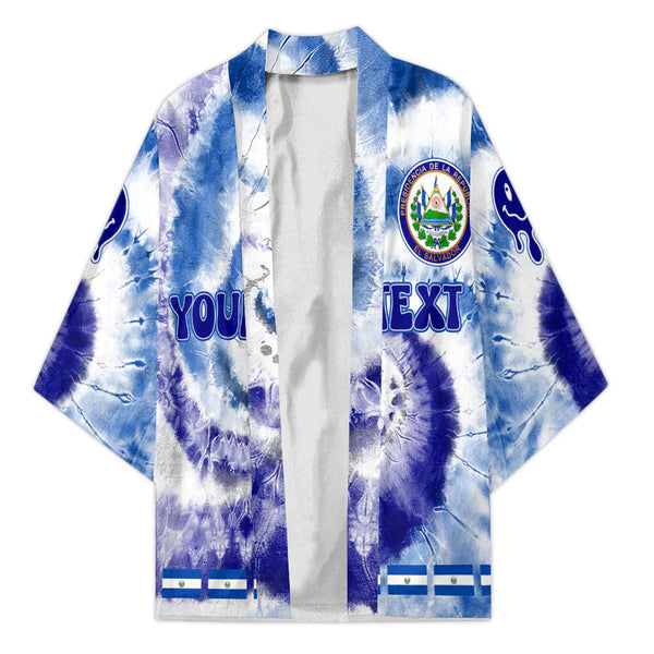 El Salvador Kimono Custom Tie Dye Style 1