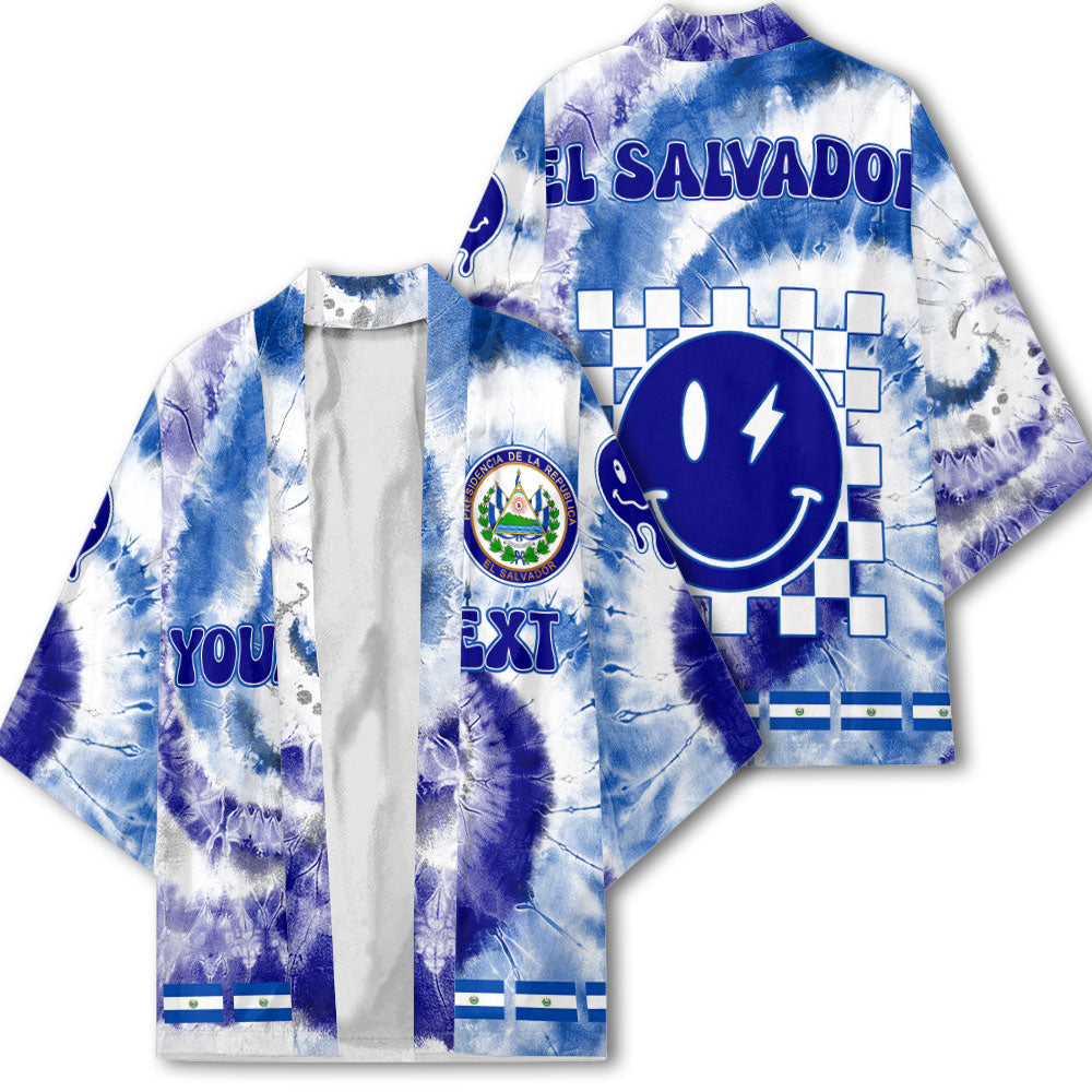 El Salvador Kimono Custom Tie Dye Style 2