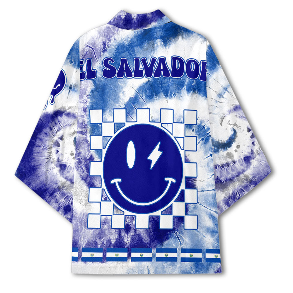 El Salvador Kimono Custom Tie Dye Style 3