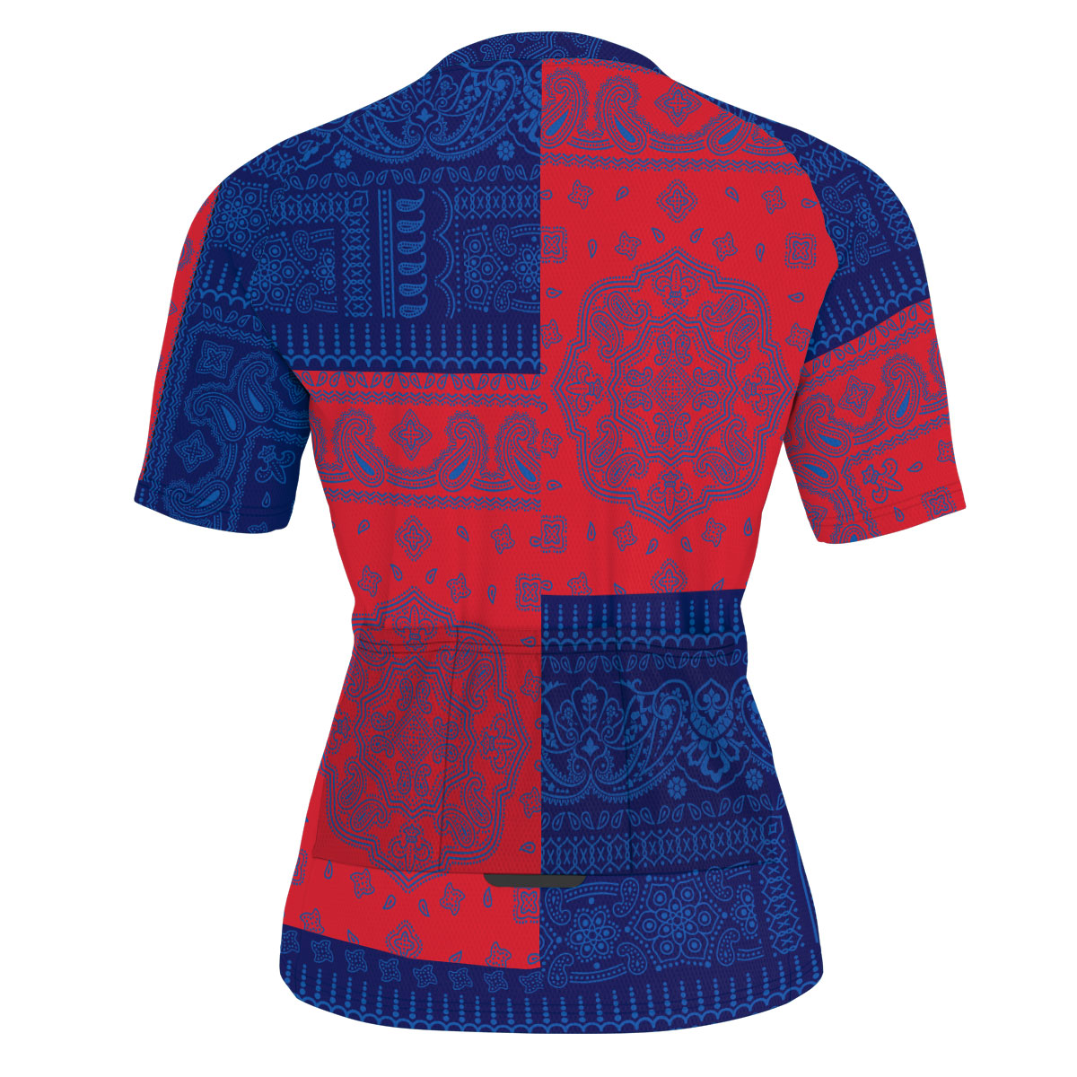 Falkland Islands Men Cycling Jersey Flag And Paisley Basic Style 3