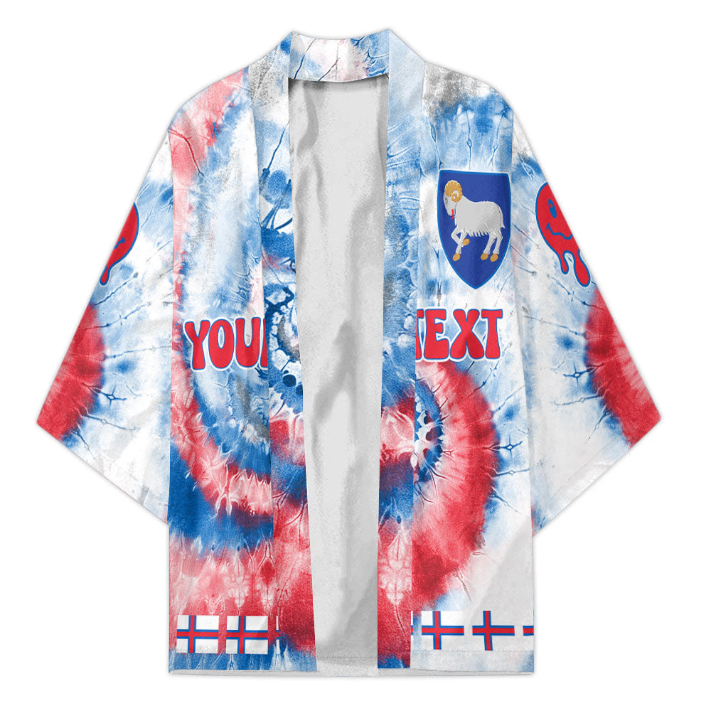 Faroe Islands Kimono Custom Tie Dye Style 1