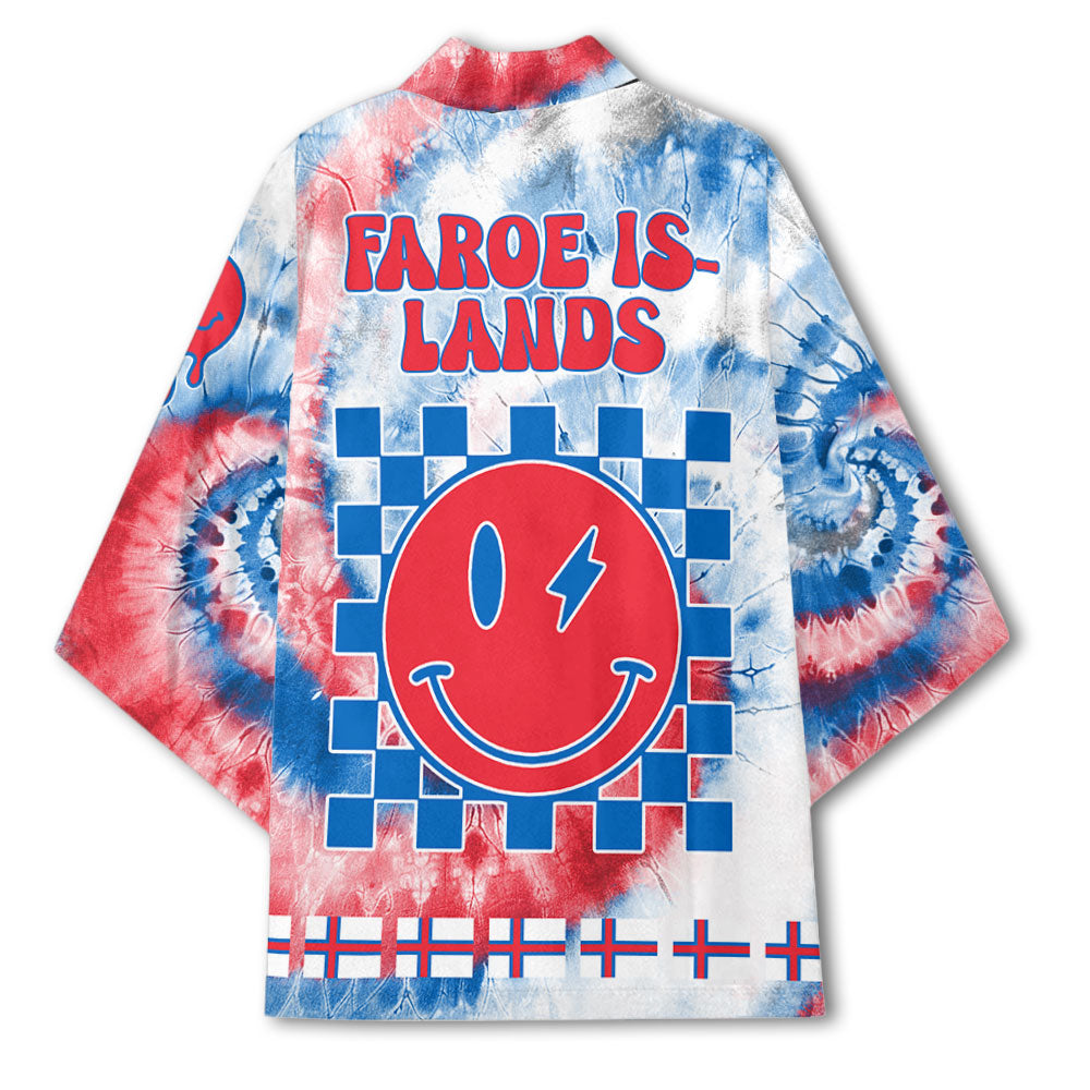 Faroe Islands Kimono Custom Tie Dye Style 3