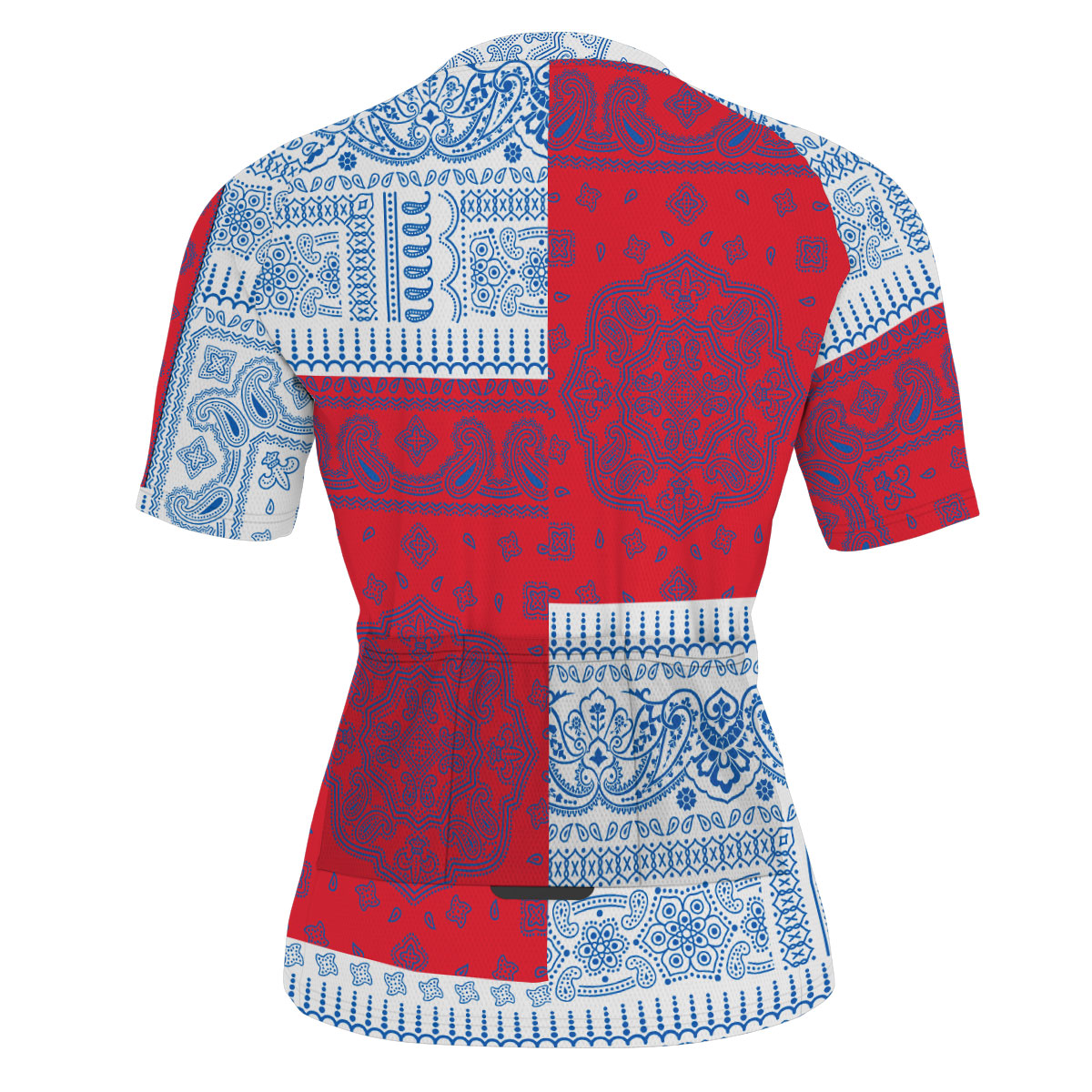 Faroe Islands Men Cycling Jersey Flag And Paisley Basic Style 3