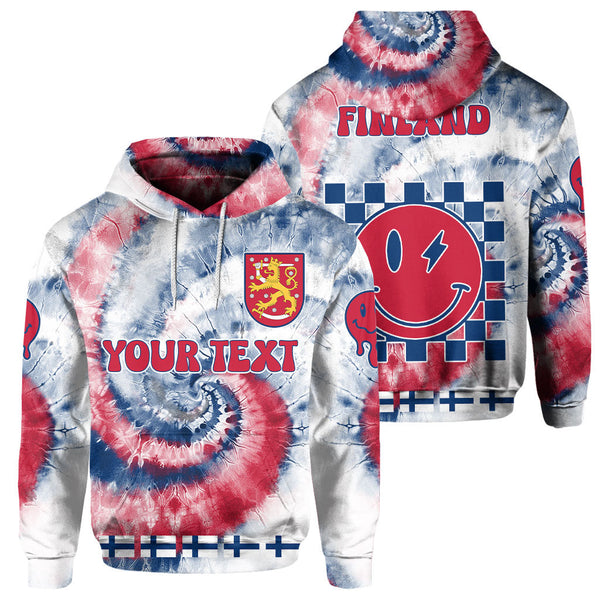 Finland Hoodie Custom Tie Dye Style 1