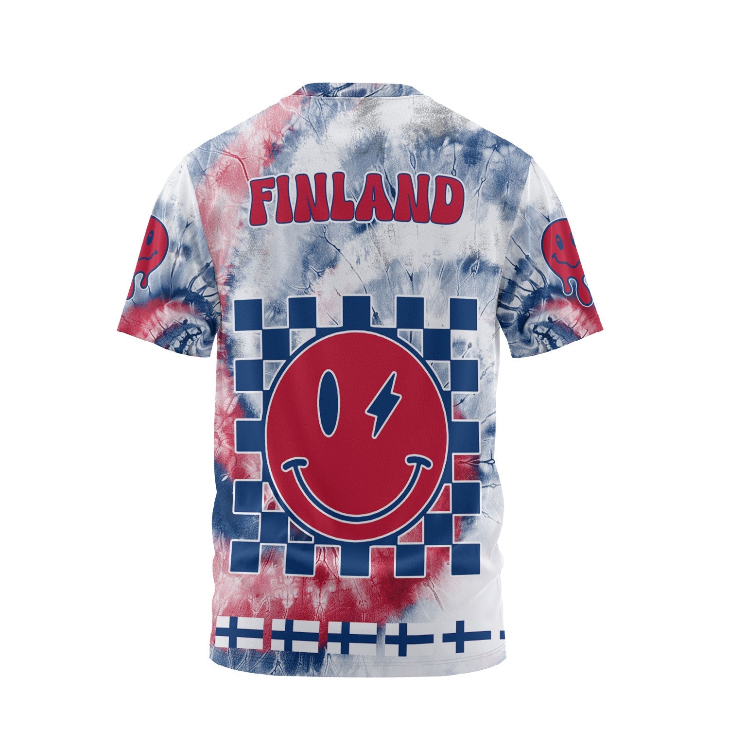 Finland T Shirt Custom Tie Dye Style 2