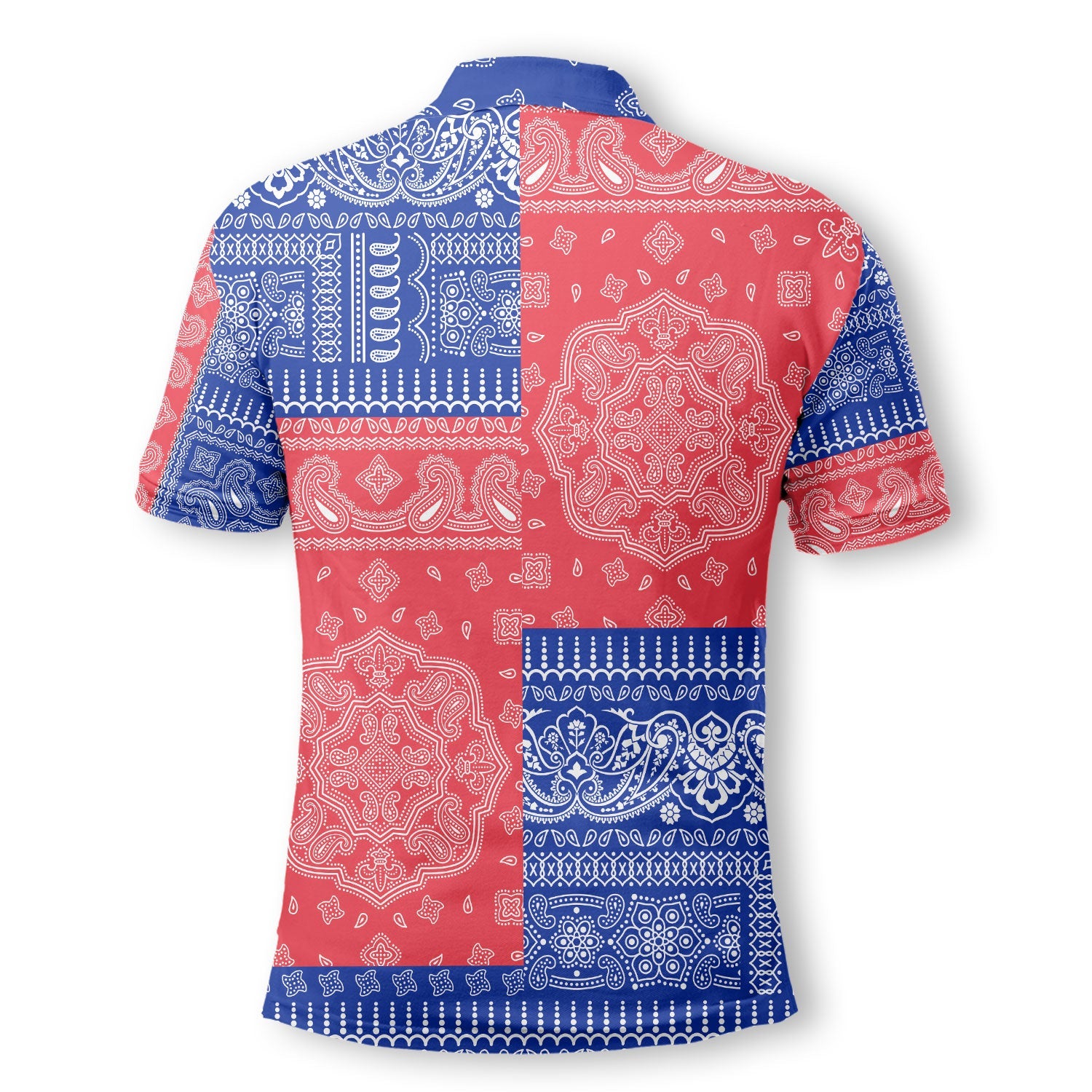 French Guiana Polo Shirt Flag And Paisley Basic Style 3