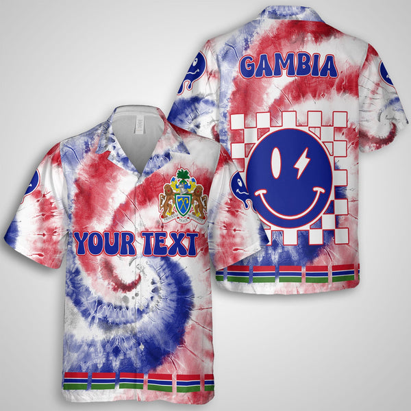 Gambia Hawaiian Shirt Custom Tie Dye Style 1