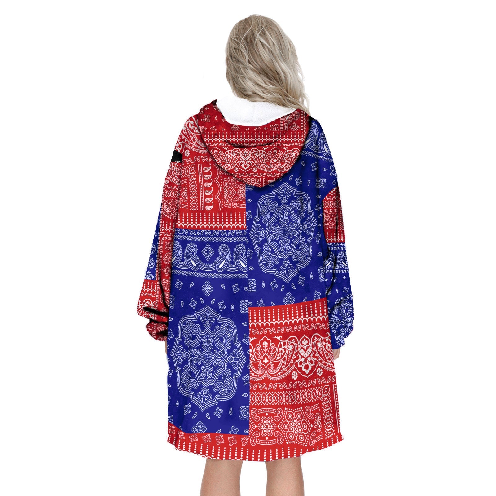 Gambia Hoodie Blanket Flag And Paisley Basic Style 3