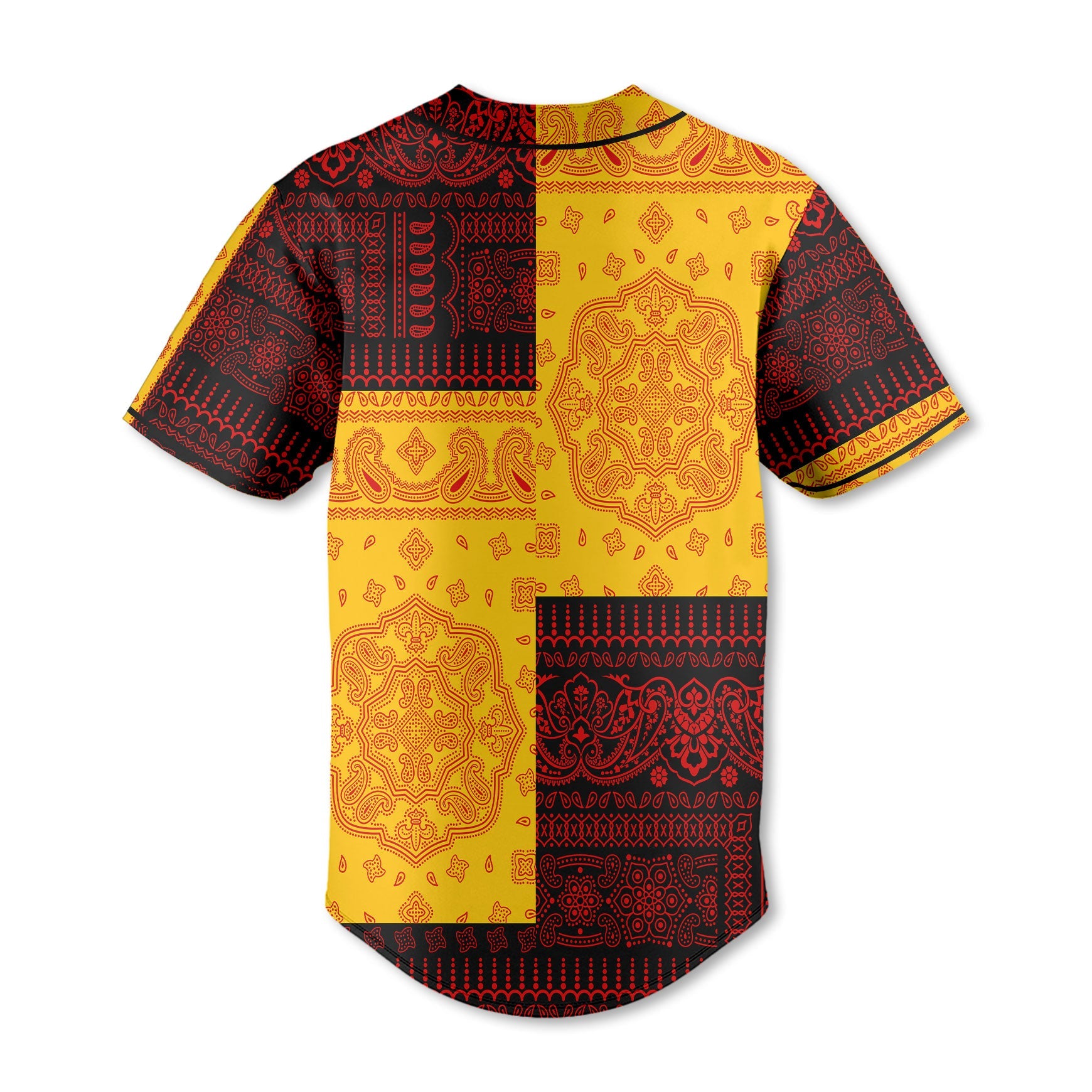 Germany Baseball Jersey Flag And Paisley Basic Style 3